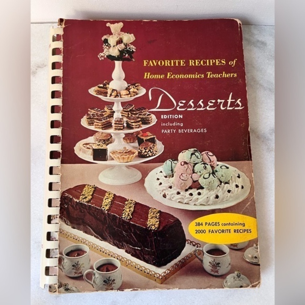 Rare 1963 Home Economics Favorites Recipes of American Home Economic teacher